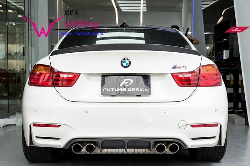 F82 M4 – 3D style Carbon Trunk Spoiler 01